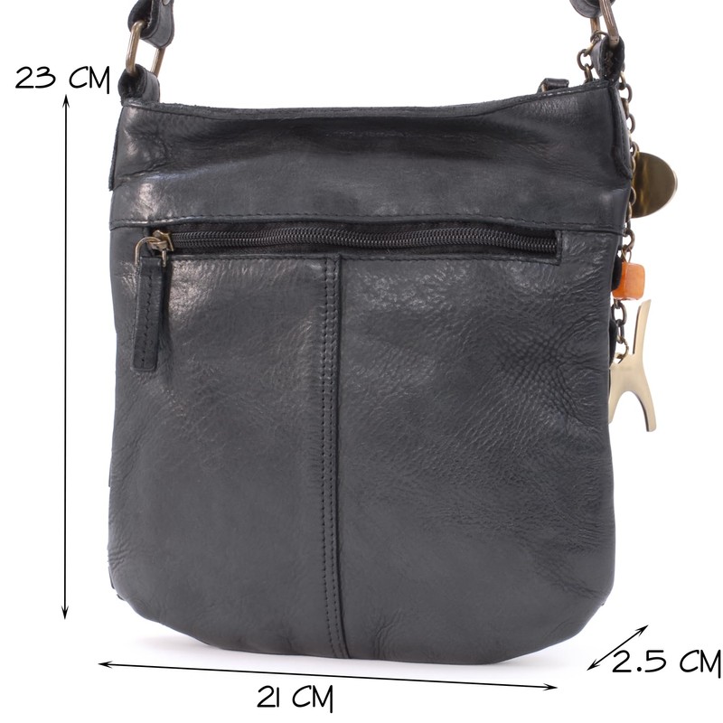 Catwalk Collection Handbags - Women's Woven Leather Shoulder Bag -