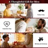 Mens Hair Brush Beard Comb Set, Slick Back Boar Bristle