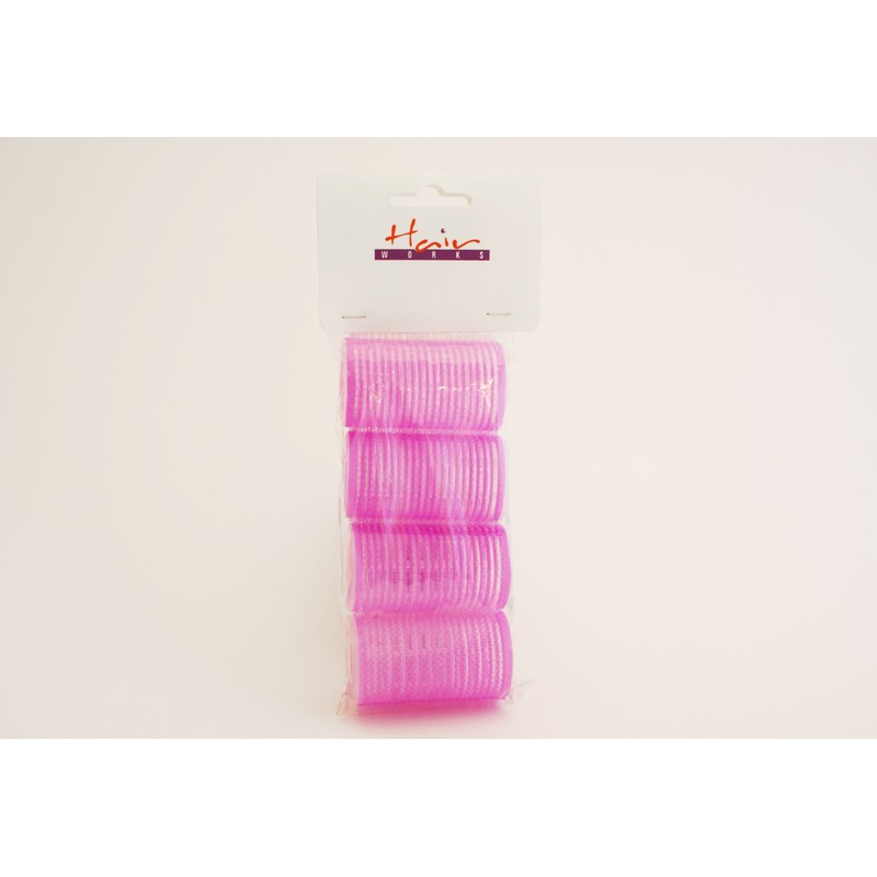 Hairworks Large Selfgrip Velcro Hair Rollers 4 x 35mm
