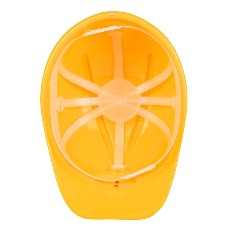 Boland 01414 Construction Worker Helmet with Light, Yellow/Black, for Adults,