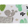 Top Tots Baby Blanket - Green Grey Cactus