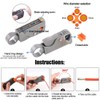 Glarks Coaxial Cable Tool Set, Coax RF Connector Crimping Tool