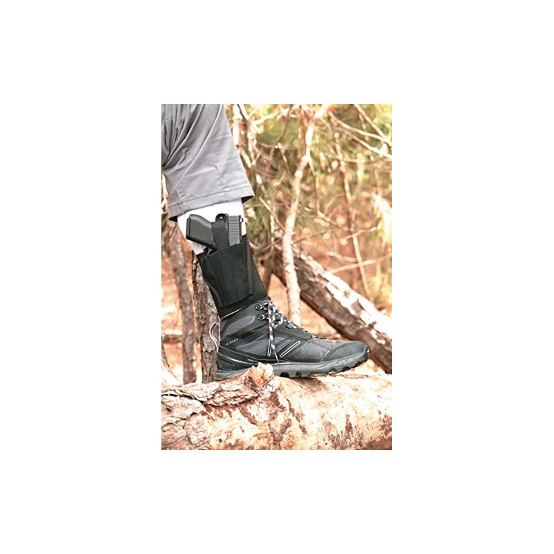 DeSantis Apache Ankle Rig - Concealed Ankle Holster, Elastic Ankle