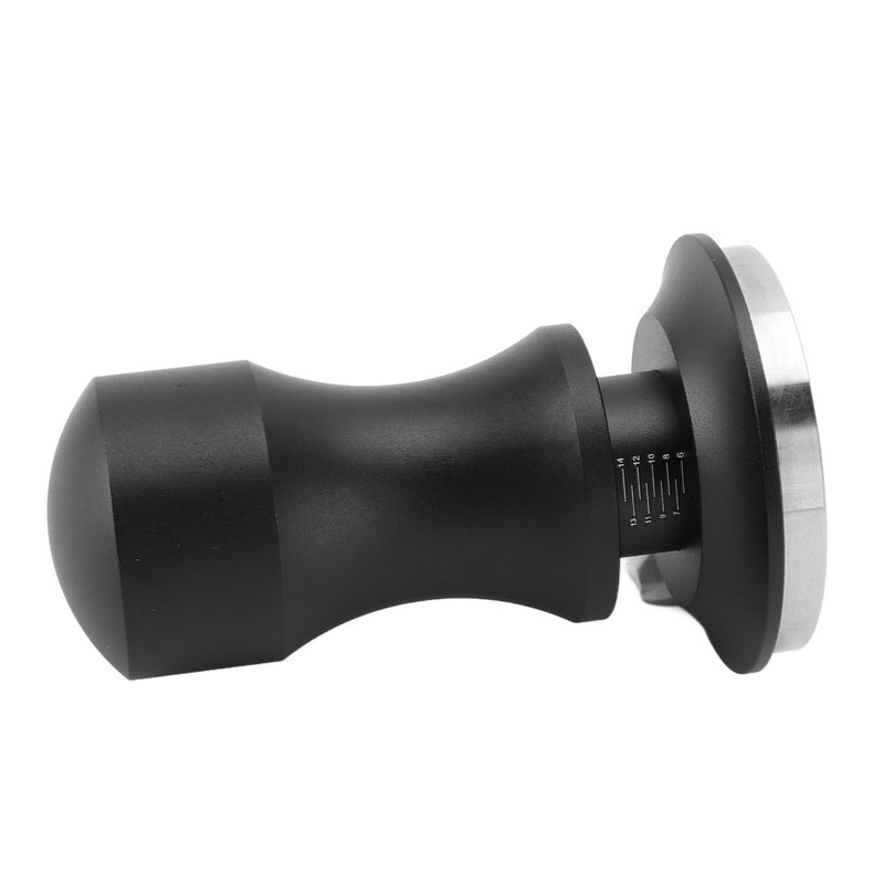 Coffee Tamper Adjustable Depth Spring Loaded Coffee Tamping Tool with