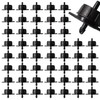VooGenzek 50 PCS 1 GPH Pressure Compensating Dripper, 1/4 Inch