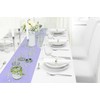 MODERNO Non-Woven Table Runner, Purple, Modern, Festive Decoration for Outdoor