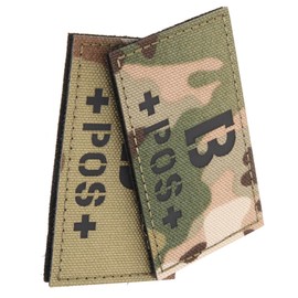 CORHAD Type Patch on Patches 2pcs Camouflage Compatible for Military Hats Bags Backpacks