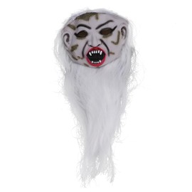 WOONEKY Zombie Horror Grimace Ghost White Hair Full Comfortable for Party Costume