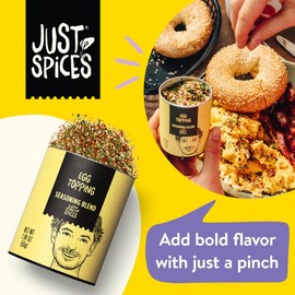 Just Spices Egg Topping, 1.94 OZ I Breakfast and egg seasoning with white sesame, chili, grated tomato, sea salt and more
