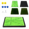 3 Pack Replaceable Golf Hitting Mats, Golf Practice Swing Mat