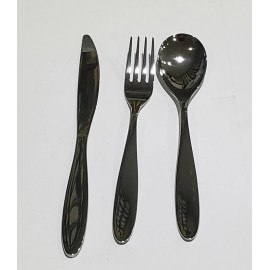 Alessi for Delta airlines 3 piece set - 1 each fork, spoon, knife  Cutlery
