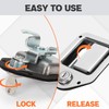 Lonffery Truck Tool Box Latch Stainless Steel Toolbox Paddle Lock