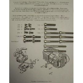 Honda Trail CT70 Motorcycle Engine Socket Head Cap Screw Kit 18-8 Stainless Stl