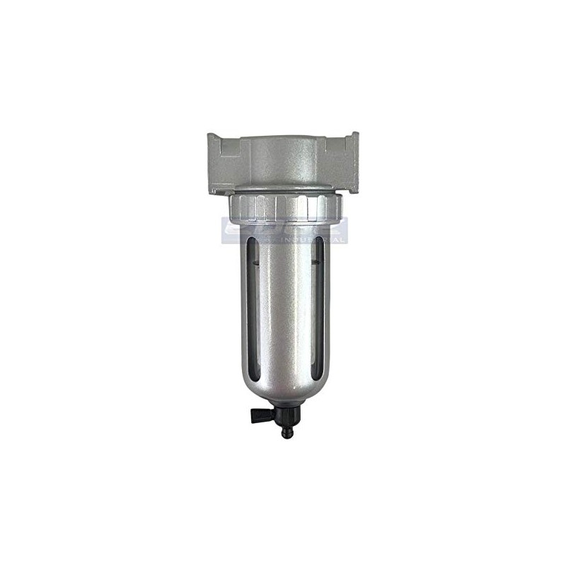 MID FLOW PARTICULATE FILTER/WATER TRAP FOR AIR COMPRESSOR COMPRESSED AIR