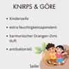 Savion Children's Soap Knirps and Brat, with Shea Butter and
