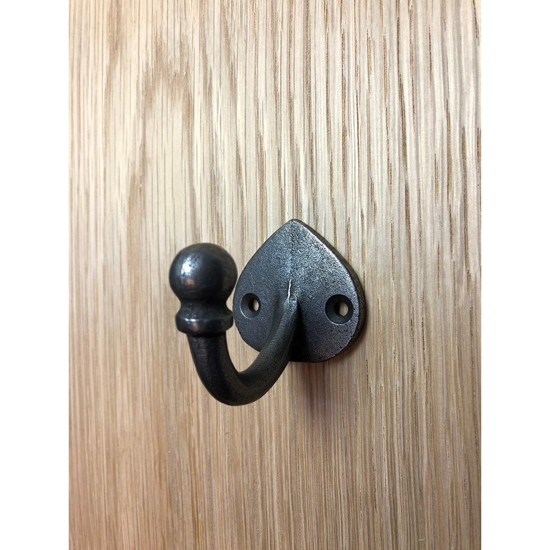 Pack of 5 - Antique Cast Iron Robe Hook -