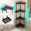 HapiRm Corner Shower Caddy Organizer - 4 Tier Shower Shelf