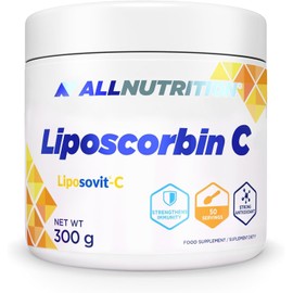 ALLNUTRITION Liposcorbin C Nahrungsergänzungsmittel in Pulverform mit Vitamin C, Zink - Unterstützt die Funktion des Immunsystems - Hat Antioxidative Eigenschaften - 300 g