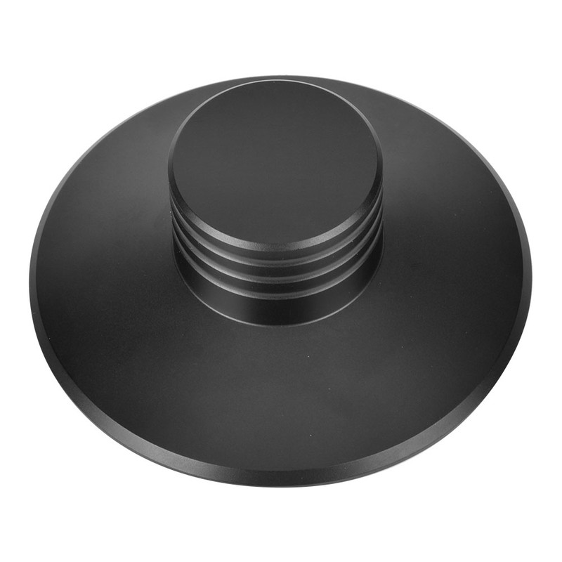 Black LP Turntable Stabilizer Record Player Disc Clamp Vibration Weight