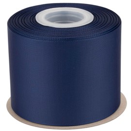 Tekdeere 3 inch Solid Navy Grosgrain Ribbon 25 Yards, Perfect for Gift Wrapping, Crafts, Bows Making, Sewing, Wreaths, Hair Accessories and Wedding Decoration