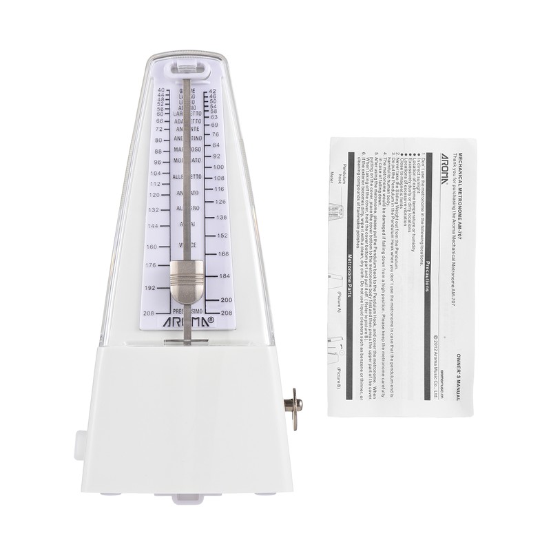 Mechanical Metronome Portable Metronome Adjustable Beat Speed Lightweight Loud Sound