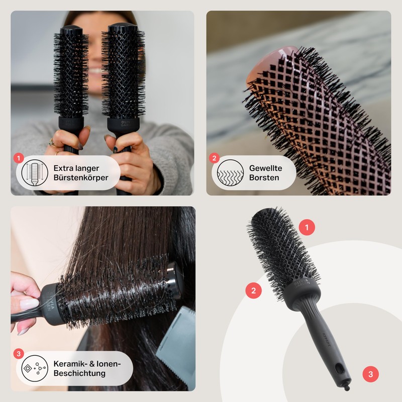 Olivia Garden Expert Blowout Speed Black Label - Matte Black