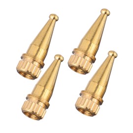 SHINEOFI 4Pcs Copper Speaker Feet Spikes Shockproof Isolation Base for Turntables and Amplifiers Durable Audio Support with High Grade Plating Easy Installation for Vinyl Floors