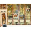 Designed labels for spine pocket files - theme “Butterflies” -