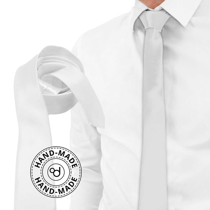 OcioDual Unisex Slim Tie Without Satin Print for Celebrations and