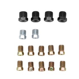 Brake Line, Heavy Duty Nickel Plated Copper Brake Line, 3/16" OD for Hydraulic Brake Fuel System (Gold)