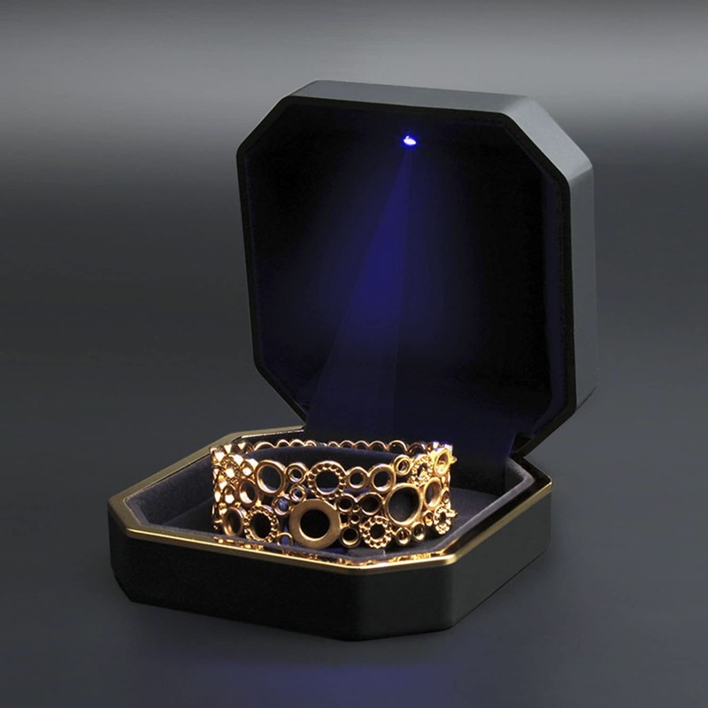 AVESON Luxury Bracelet Box, Velvet Jewelry Box Storage Case Organizer