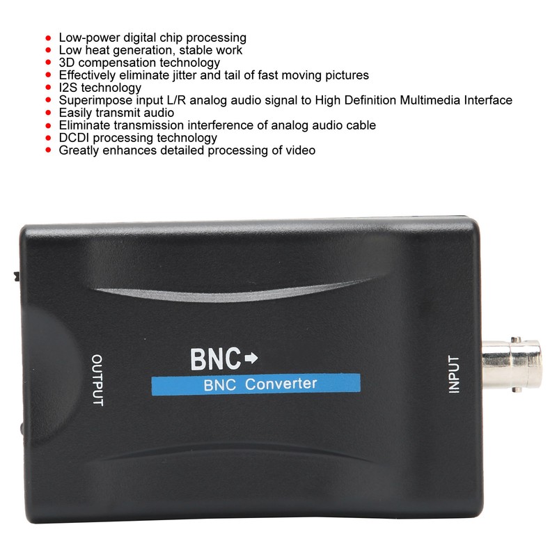 BNC to High Definition Multimedia Interface Converter 1080P/720P Video Conversion