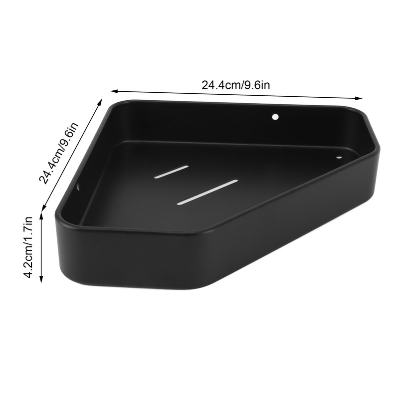 Corner Shower Shelf Punch Free Easy Installation Space Aluminium Rustproof