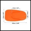 Hihaha 8pcs Motorcycle Kickstand Pad Side Stand Extension Pad Orange