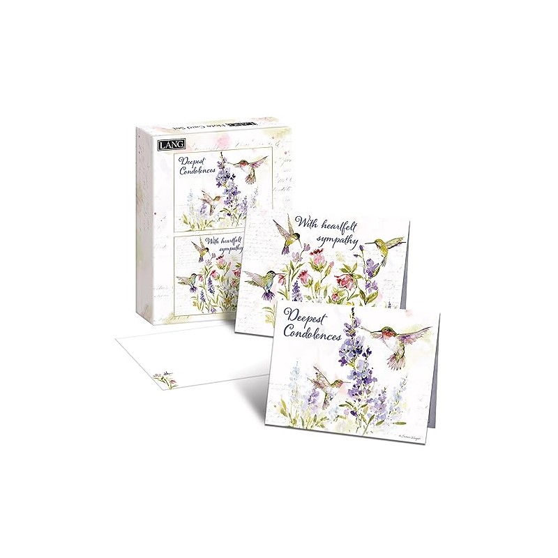 LANG Hummingbird Sympathy Assorted Boxed Note Cards (2080546)