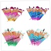 FOMIYES Makeup Brush Set Long Handles 20pcs Unicorn Design Perfect