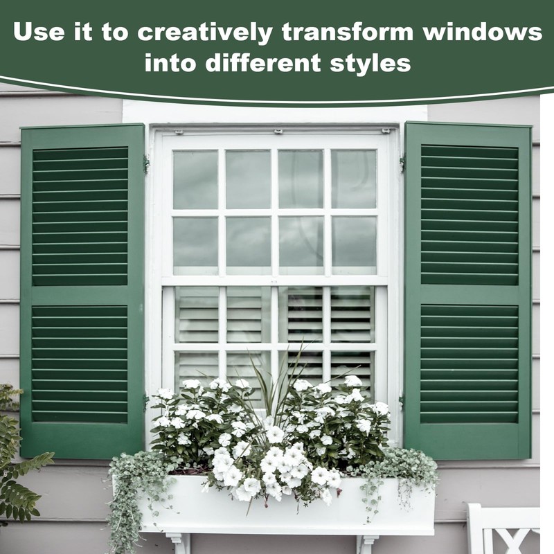 Storystore Window Grid Kit, 0.59inx68ft Window Grille Inserts Grid Kit,