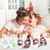 5 PCS Cat Masks to Paint,Therian Masks with Straps,White Blank