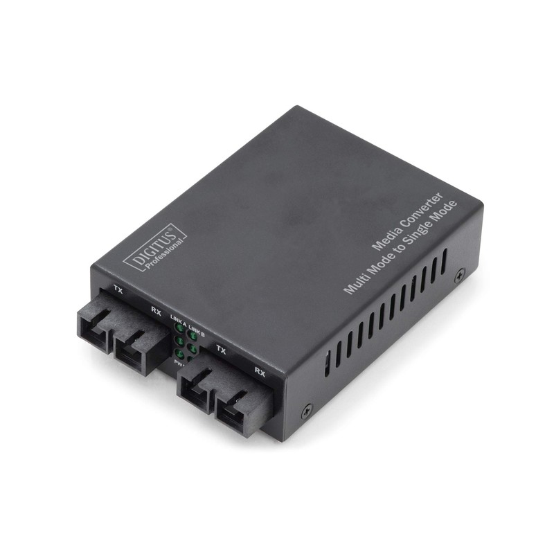 DIGITUS Medienkonverter - Multimode / Singlemode - Fast Ethernet -
