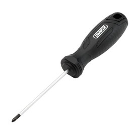 Draper Phillips Hard Grip Screwdriver, PH0 x 75mm - 13491 - Magnetic Tip, CRV Blade