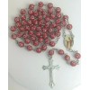 St Barbara Rosary Red Catholic Necklace Santa Barbara Rosario Saint