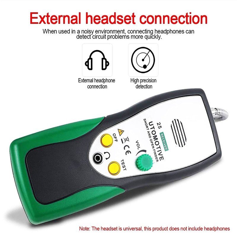 Automotive Short and Open Finder Circuit Tester, Angchun DC 6-24V