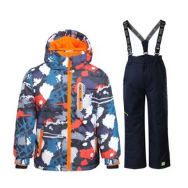 WOWULOVELY Boy's Ski Jacket Pants Windproof Snow Suit Waterproof 2-Piece Snowsuit Girls Unisex