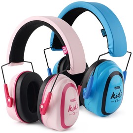 GREEN DEVIL Kids/Toddler Hearing Protection Ear Muffs 2 Pack 27.4dB Noise Cancelling Ear Protection Headphones For Age 3-16