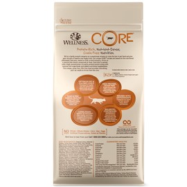 Wellness CORE Grain Free Dry Cat Food, Original Recipe, Turkey, Turkey Meal & Chicken Meal, 5 Pound Bag