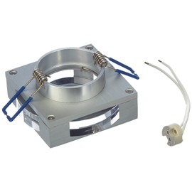 Halogen Recessed Spot lamp with decorative glass elements