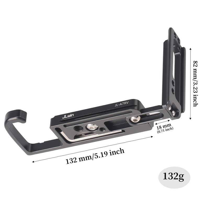 FOTGA Quick Release Plate L-Angle Vertical L-Bracket Plate for Sony