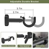 1 1/8 Inch Diameter Curtain Rods 144 to 240 Inches(12-20ft),