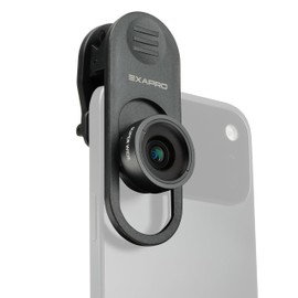 EXAPRO EXP-CLSW Kenko 888223 Smartphone Replacement Lens, Clip Type, Super Wide, 0.58 x 150°, Super Wide Angle Lens, Black
