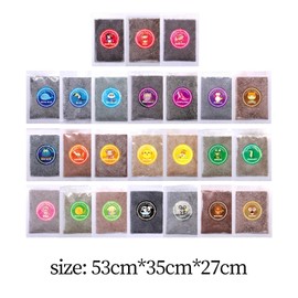 kowaku Tie Dye Powder Dye Permanent for Tie Dyeing Color Powder Packets Tie Dye Refill Powder Packets for Handmade Project Craft T Shirt